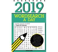 Wordsearch a Day 2019: 366 dated word search puzzles
