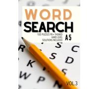Wordsearch A5: 100 Puzzles Word Search Books For Adults Large Print A5 2022 : Wordsearch Books For Dads : Brain Games Word Search Book