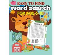 wordsearch book for kids age 6-10: word search book