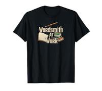 Wordsmith at Work Vintage Writer & Author Pen Book Lover T-Shirt