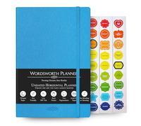 Wordsworth & Black A5 Undated Weekly, Monthly Planner, A5 Paper, Blue