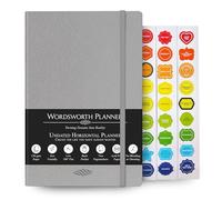 Wordsworth & Black A5 Undated Weekly, Monthly Planner, A5 Paper, Gray