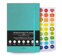 Wordsworth & Black A5 Undated Weekly, Monthly Planner, A5 Paper, Turquoise