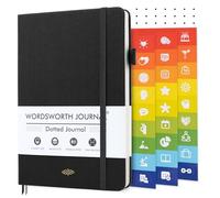 Wordsworth & Black Bullet Dotted Journal, 216 Pages, A5 Paper, Black