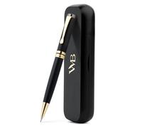 Wordsworth & Black Luxury Bamboo Mechanical Pencil Set - 0.7mm Precision Twist Advance - Writing, Drafting & Sketching for Architects & Engineers - 20 HB Led Pencils 0.7mm Pack, Gift Box [Black wood]