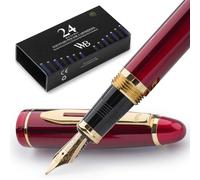 Wordsworth & Black Majesti Luxury Fountain Pen Set for Writing, Medium Nib