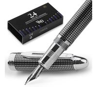Wordsworth & Black Majesti Luxury Fountain Pen Set for Writing, Medium Nib