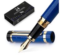 Wordsworth & Black Primori Fountain Pen Set for Writing, Extra Fine Nib