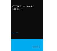 Wordsworth's Reading 1800-1815 – Cambridge University Press
