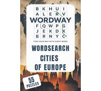 Wordway - Cities Of Europe Word Search Puzzle: Word Searches with Easy to Read Print about Cities Of Europe | 6x9 inches | 110 pages | 55 Puzzles ... ... Gift for Holidays, Vacations & Spare Time