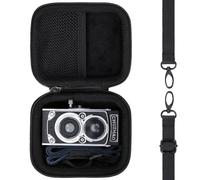 worfty Camera Case for CHUZHAO Vintage Mini Digital Camera, Case Compatible with CHUZHAO/JOYTRIP/Fanten/iTwano Vintage Digital Camera - Hard Protective Travel Carrying Bag (Full Black)