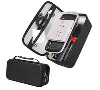 worfty Carrying Travel Case for Steam Deck/ Steam Deck OLED, Protective Storage Hard Bag Compatible with Steamdeck/ Valve Steam Deck Accessories Portable Bag Shell, Large Capacity, Case Only(Black)