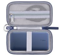 worfty Case for Belkin Portable Charger Power Bank 10,000mAh - Travel Protective Carrying Storage Bag (Blue)