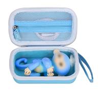 worfty Case for Fingerlings Monkey Toy 2023 New Interactive Baby Monkey Reacts to Touch (Case Only) (Blue)