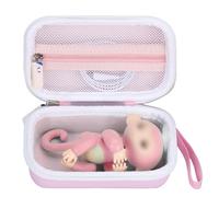 worfty Case for Fingerlings Monkey Toy 2023 New Interactive Baby Monkey Reacts to Touch (Case Only) (Pink)