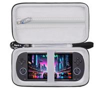 worfty Case for Trimui Smart Pro 5 inch Handheld Game Console - Hard Travel Protective Carrying Storage Bag (Case Only) (Black)