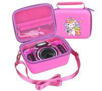 worfty Case for VTech KidiZoom Duo Camera FX Kids Digital Dual Cameras - Travel Protective Carrying Storage Bag (Pink)