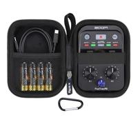 worfty Case for Zoom PodTrak P4next Podcast Recorder - Hard Travel Protective Carrying Storage Bag, Box Only (Black, Case for PodTrak P2)