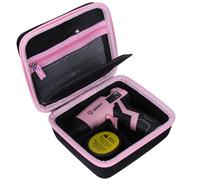 worfty Storage Case for GoGonova Cordless Glue Gun, Hard Waterproof Carrying Case for GoGonova 15s Fast Preheating 2Ah 4V Cordless Hot Glue Gun with Glue Gun Sticks Pocket, Pink, Case Only (Pink)