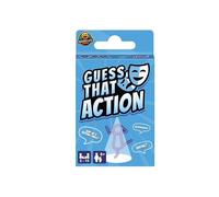 Worgan Games Guess That Action - Funny Act-It-Out Party Game | Fun for Family & Friends | 2-15 Players, Ages 8+ | Perfect for Kids, Teens, Adults | Travel Size