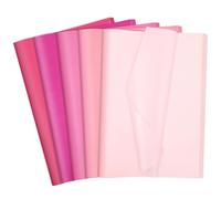 woric 60 Sheets Pink Tissue Paper Bulk, 50 * 35cm Pink Wrapping Paper Multicolor Tissue Paper 5 Colors for Birthday Baby Shower Wedding Packaging DIY Crafts Decoration