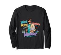 Work Anywhere Mindset Digital Nomad Lifestyle Design Long Sleeve T-Shirt