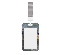 Work Badge Seals in The Water Case, Lanyard Id Badge Holder for Id Card, Office, School