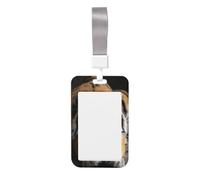 Work Badge Tiger Case, Lanyard Id Badge Holder for Id Card, Office, School