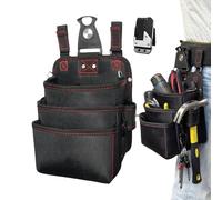 Work Bag for Men | Waterproof 3-Layer Oxford Hip Organizer | Work Belt - For Mechanical Electricians DIY