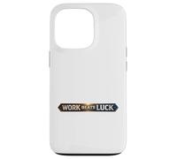 Work Beats Luck Mindset Case for iPhone 13 Pro