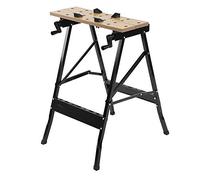Work Bench,Folding Workbenches Clamp and Tool Holders Workmate Portable Work Table Benches Garage Table Workshop Shed DIY Work Tool Bench Table Stand for Painting Cutting Sawhorse,Loads 100KG