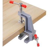 Work Bench Vise | Small Aluminum Alloy Bench Clamps | Portable Lightweight Vice Clamp, Table Clamp Vise for Outdoor Work, Woodworking, Home