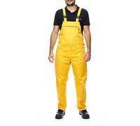 Work Bib and Brace Overalls, Overalls Men, Bib and Brace Dungarees Mens, Made in EU, Mazalat Protective Coverall, S -3XL Size - Made in EU - Work Trousers for Man, Lots of Colors, Yellow, 3XL
