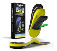 Work Boot Insoles Plantar Fasciitis - Welnove High Arch Support for Insole - Relieve Flat Feet Heel Pain Shock Absorption Comfortable Inserts for Men & Women (S)