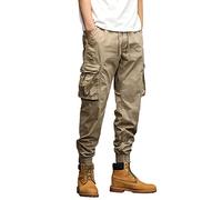 Work Cargo Trousers Men Mens Cargo Work Trouser Regular-Fit Utility Pocket Casual Cotton Outdoor Durable Combat Workwear Full Pant Men'S Military Tactical Casual Camouflage Multi-Pocket Bdu Cargo Pant
