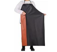 Work Cloth Butcher Apron Fish Waterproof Vinyl 1pcs Rubber Work Cloth suitable for Kitchen covers from chest to knees weak acid and alkali