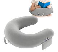 Work cushion for the lap, ergonomic U-shape cushion, cushion for bed and chair, for children, adults, arm rest, relieves fatigue, comfortable sitting, work, play, crochet, writing on the floor, sofa