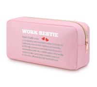 Work Friend Gifts for Women Makeup Bag for Female Work Leader Best Friends Colleagues Worker Bestie Zipper Pouch Retirement Birthday Christmas Boss Day Oxford Cloth Travel Cosmetic Bag