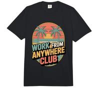 Work from Anywhere Club Remote Work Comfort Colors Adult Heavyweight T-Shirt