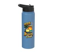 Work from Anywhere Club Remote Work Stainless Steel Insulated Water Bottle
