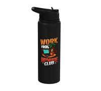Work from Anywhere Club Remote Work Stainless Steel Insulated Water Bottle