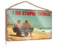 Work From Home Door Sign Don'T Follow Me I Do Stupid Things Wooded Sign Man Cave Furniture Fall Office Decor