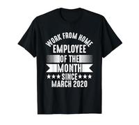 Work from Home Employee of the Month Dad Working from Home Value Graphic T-Shirt, Men, Black, M