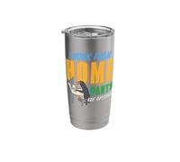 Work from Home Funny Penguin Pants Optional Humor Stainless Steel Insulated Tumbler