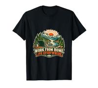 Work from Home Live Everywhere Remote T-Shirt
