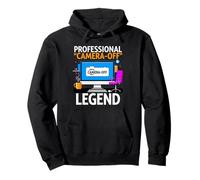 Work From Home Professional Camera Off Legend Humor Pullover Hoodie