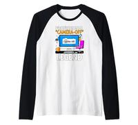 Work from Home Professional Camera Off Legend Humor Raglan Baseball Tee