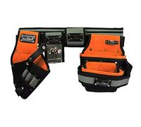 Work Gear UK Pouch Set with Drill Holster Made from Heavy Duty Polyester and Suede Leather WG-PX19