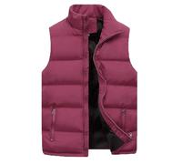 Work Gilet for Men, Mens Body Warmers for Work, Lightweight Windproof Body Warmer Winter Thermal Quilted Outerwear Gilets with Zip Pockets Resistant Windproof Sleeveless Jacket