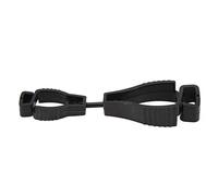 Work Glove Clamp/Holder Durable Anti Lost Safety Hanger for Labor Clamp, High Elasticity Plastic/Holder for Safety Work Gloves for Wide Range of Applications (Black)